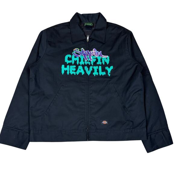 Dickies Chiefin Heavily Full Zip Jacket Rare Men's Large - Picture 1 of 16